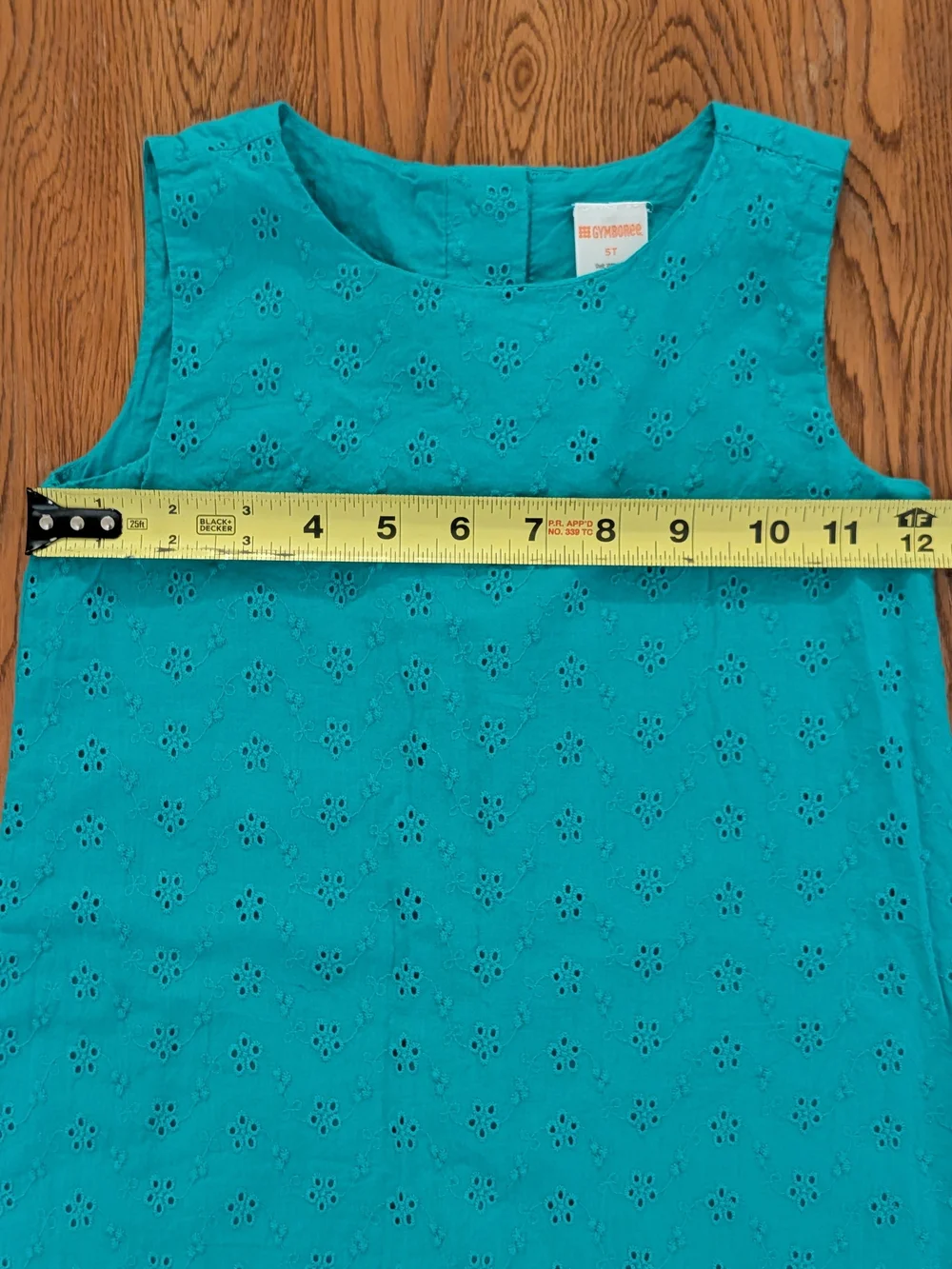 Gymboree Toddler Girls Aqua Eyeless Sleeveless Dress